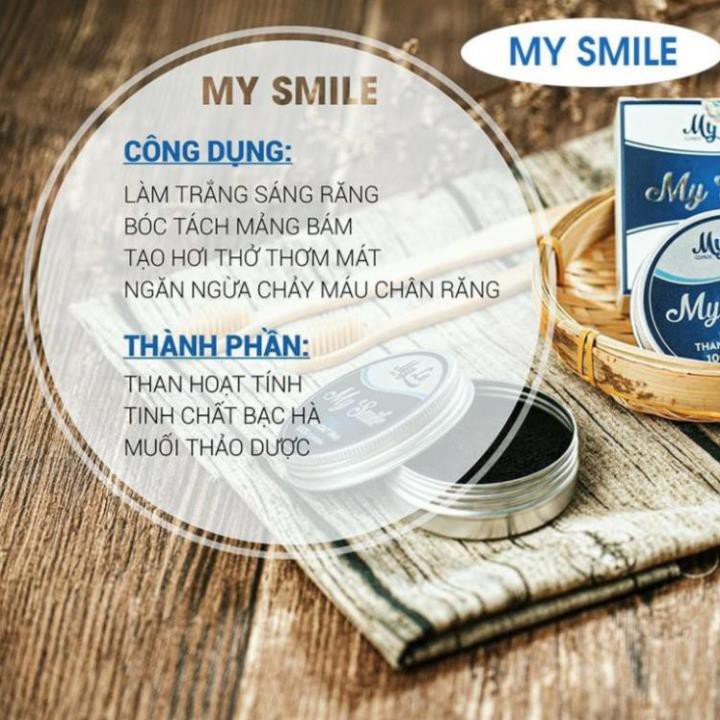 Bột trắng răng than tre cho hàm răng trắng sáng 70gr