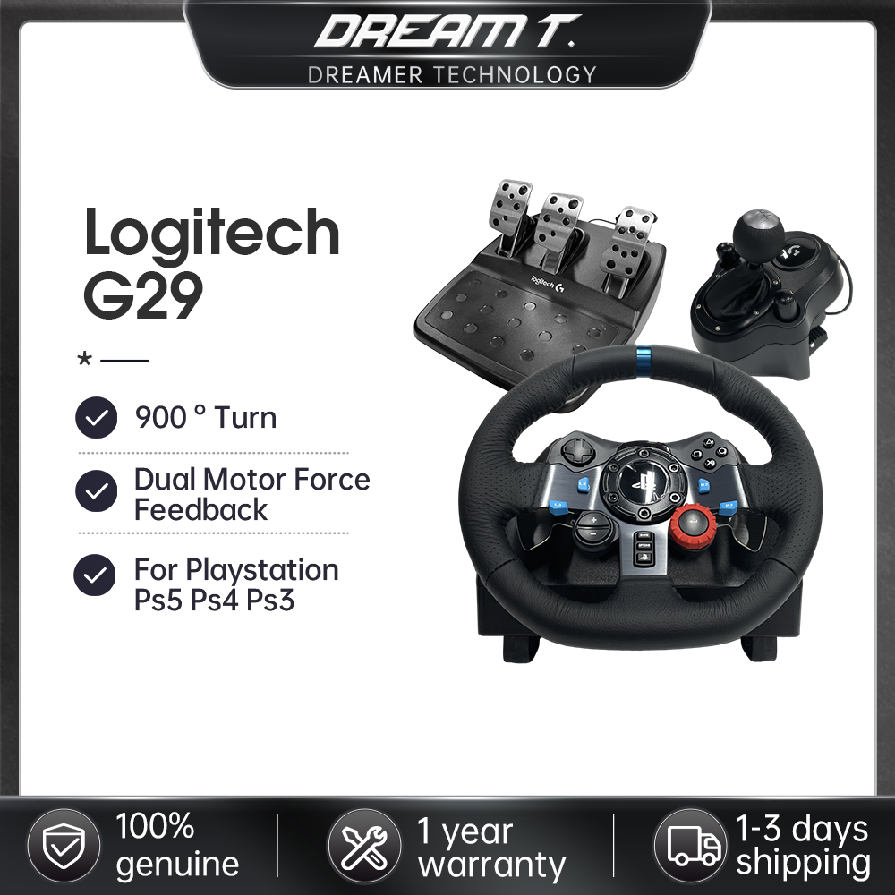 Logitech G29 Dual-Motor Driving Force Racing Wheel For PS5 PS4 PS3