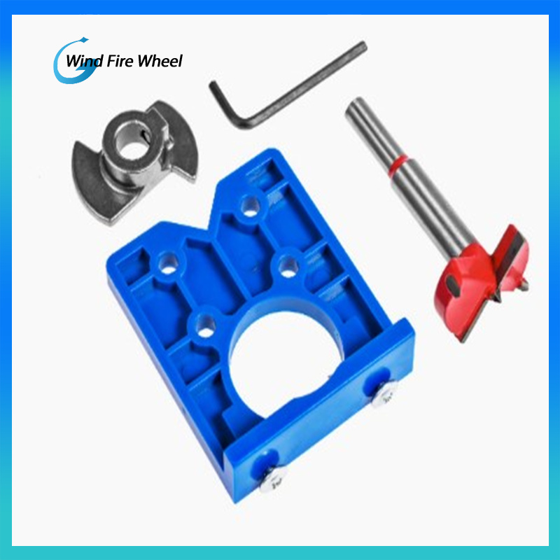 35mm Hinge Hole Jig Drill Guide Set Diy Woodworking Door Hole Opener Concealed Hinges Guide Door Saw Cabinet Accessories Tool