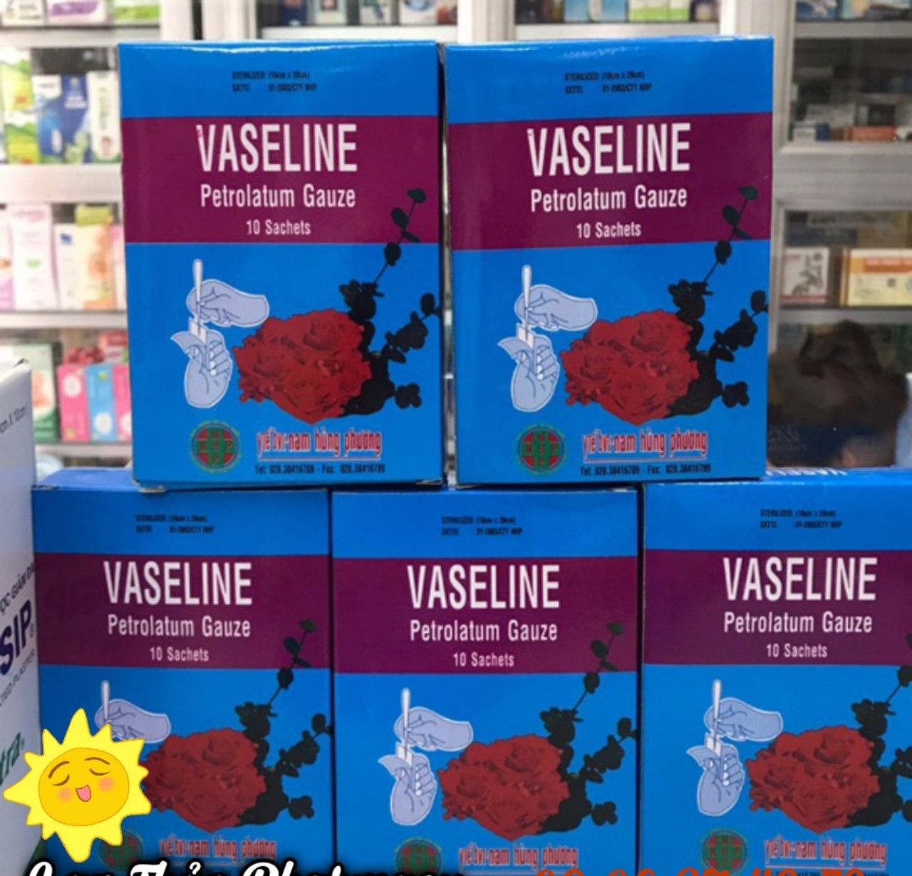 MIẾNG DÁN VASELINE HỘP 10 MIẾNG
