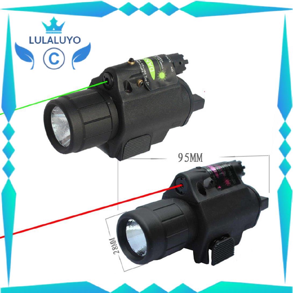 ~ Bộ đèn pin 2 trong 1 200 lumen + đèn laser màu đỏ chuyên dụng