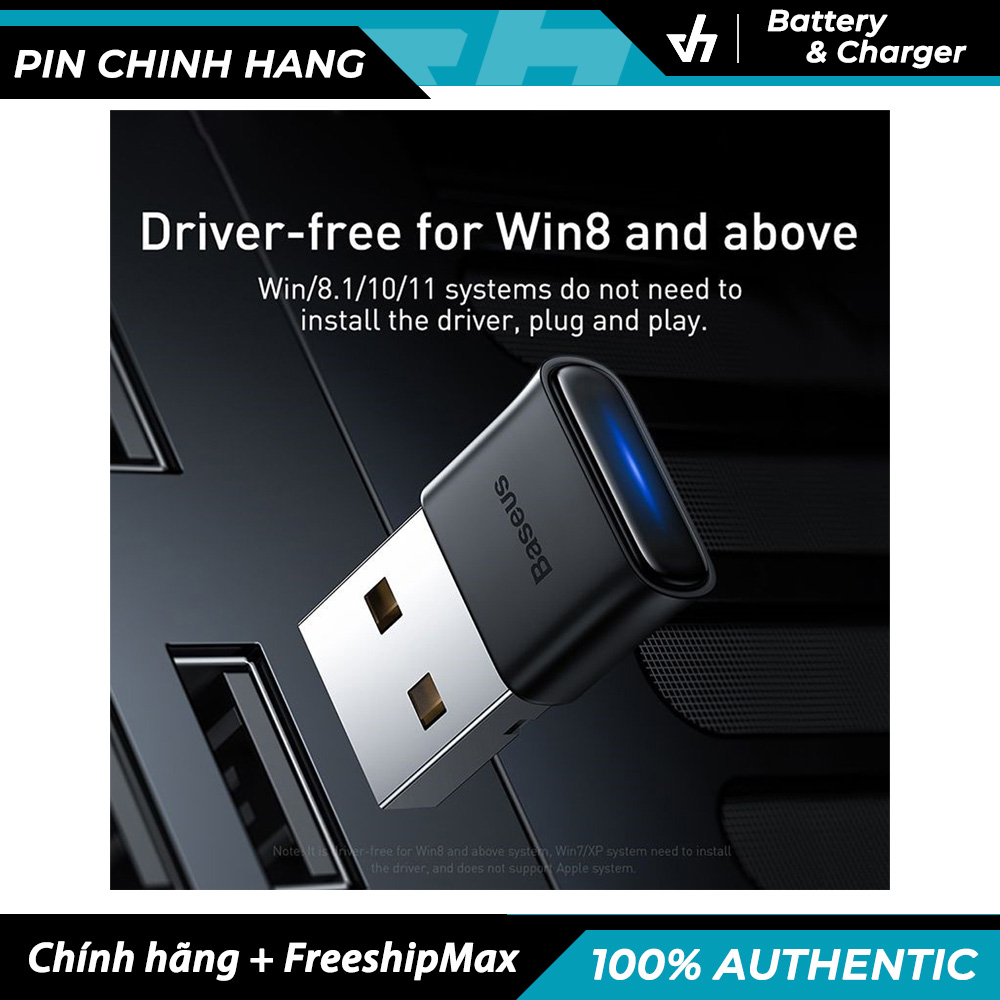 USB Bluetooth 5.0 tốc độ cao Baseus BA04 Bluetooth Receiver