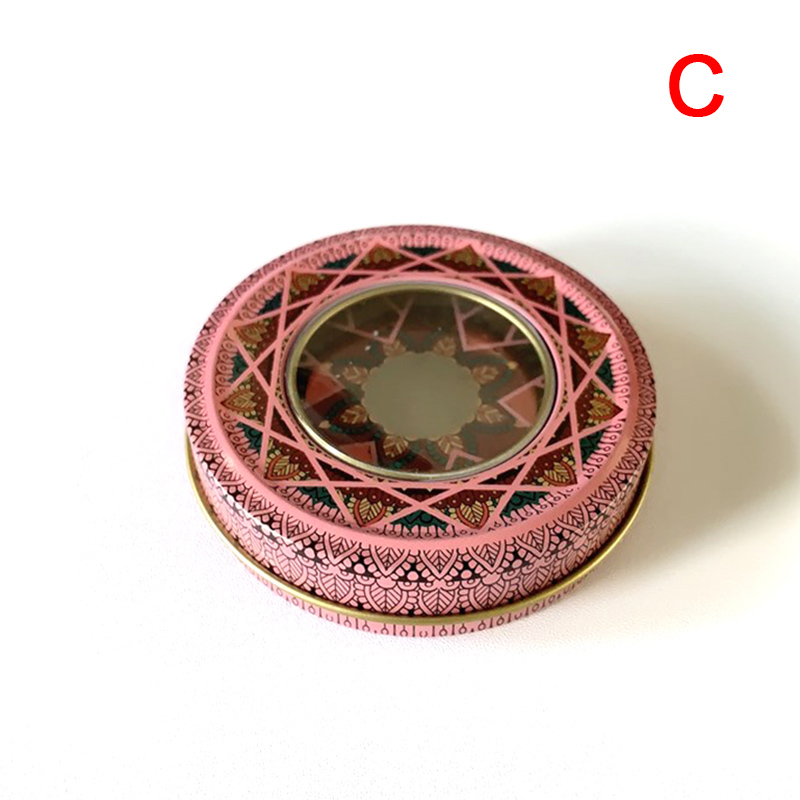 Saffron tin box for 1  g saffron packing box tin box with pvc window Moyao. 