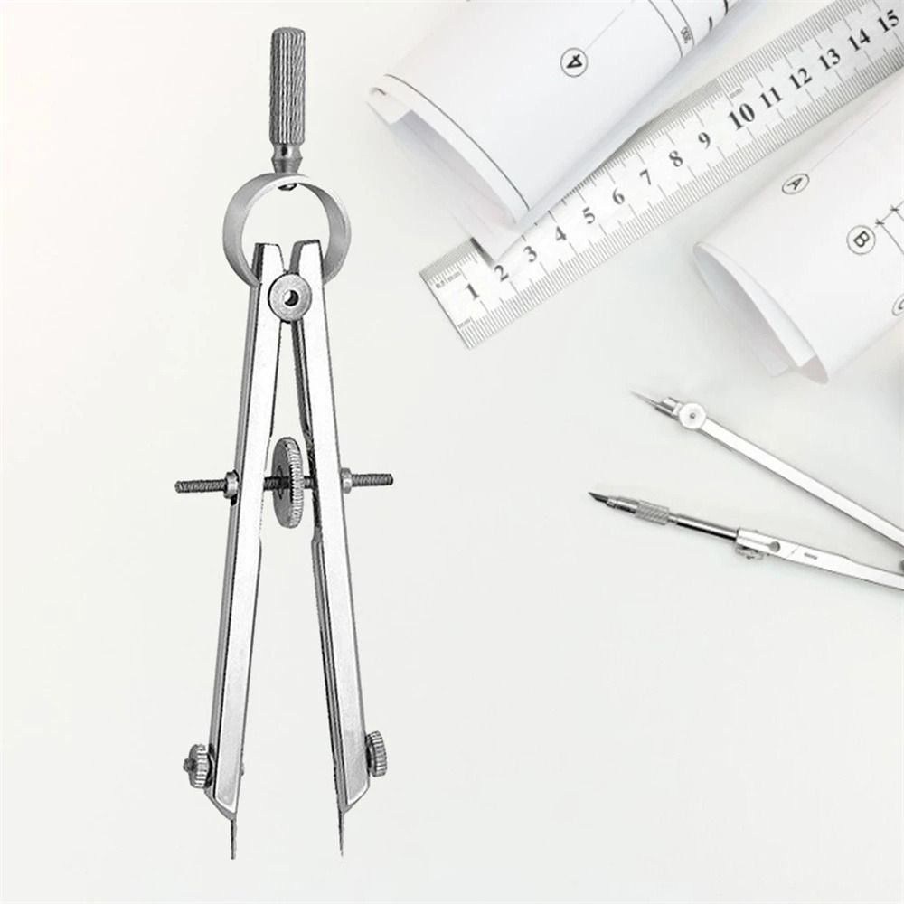 Lock Compass School Supplies Stationery Drawing Tool Geometry Engineering Drawing ...