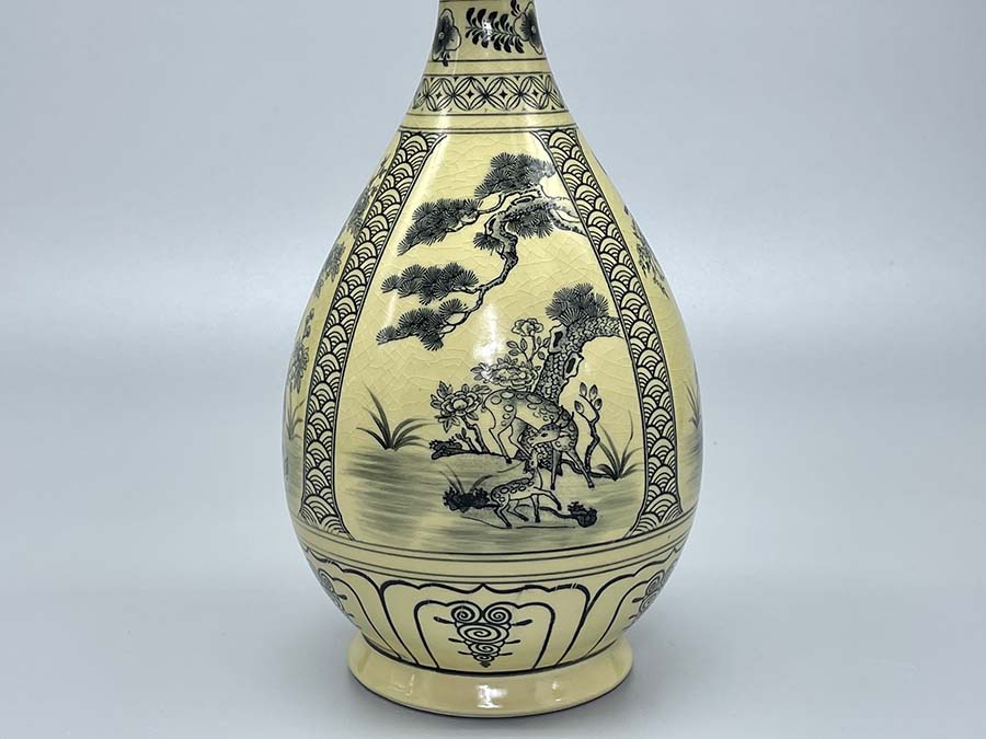 Bình Tỳ Bà H33 Gốm Chu Đậu