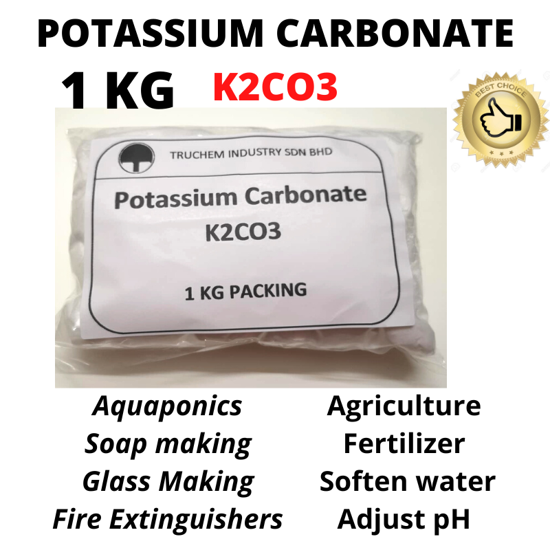 1KG Potassium Carbonate K2CO3 Soap Making Fertilizer Agriculture ph