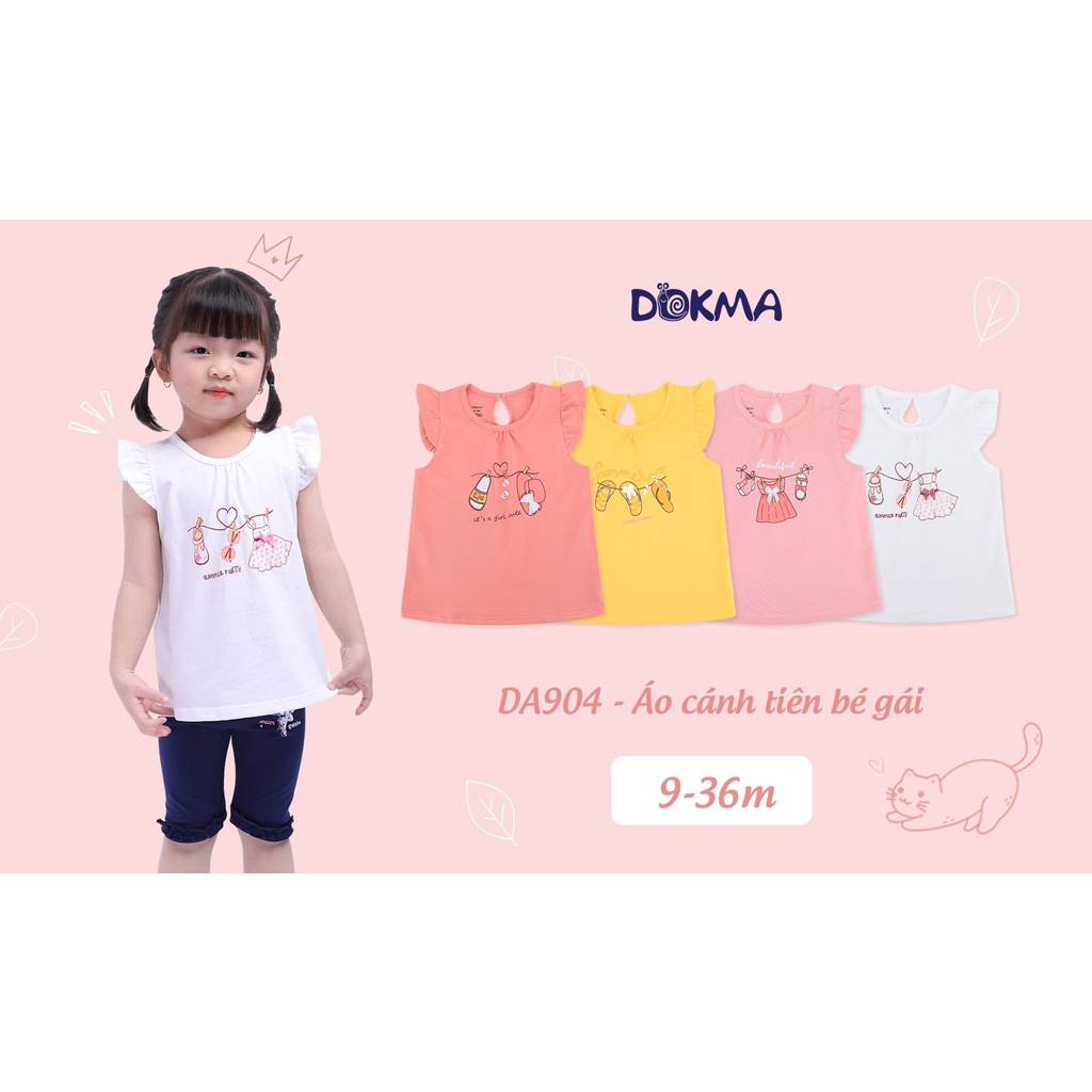 [DOKMA] Áo cánh tiên cho bé  đẹp/mát, mềm (6-36m)