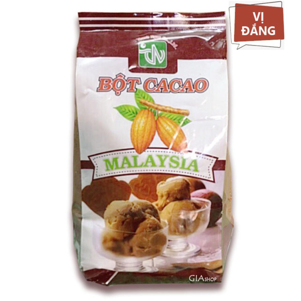 Bột Cacao Malaysia loại Đắng 500g
