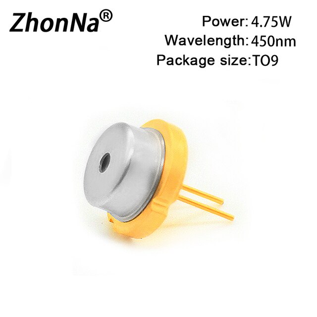 Professional laser diode 638/450nm 1.2/3.5/4.75w to9 high-power laser accessories red/blue light for laser modulr tube