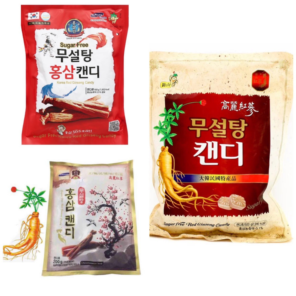 KẸO SÂM KHÔNG ĐƯỜNG HÀN QUỐC 500G