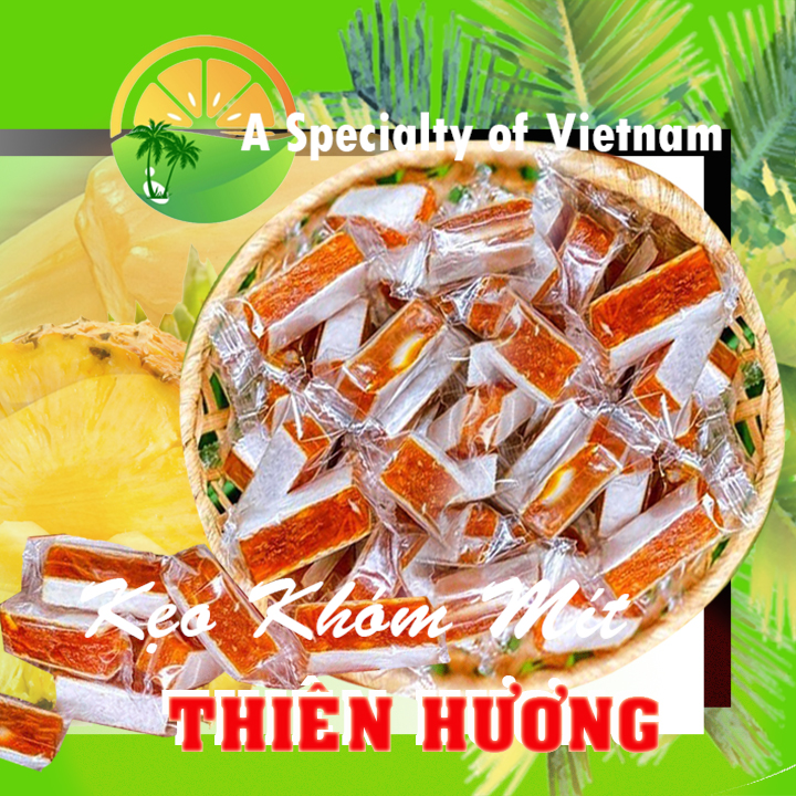 [1KG] Kẹo khóm mít dừa non - đồ ăn vặt