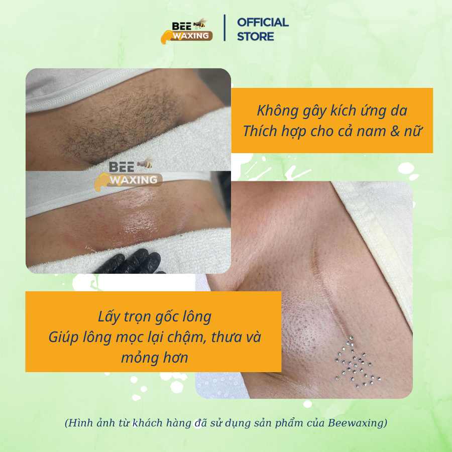 Sáp Wax Lông Nóng Thơm-Hard Wax Beans [Tặng Kèm Que Wax]