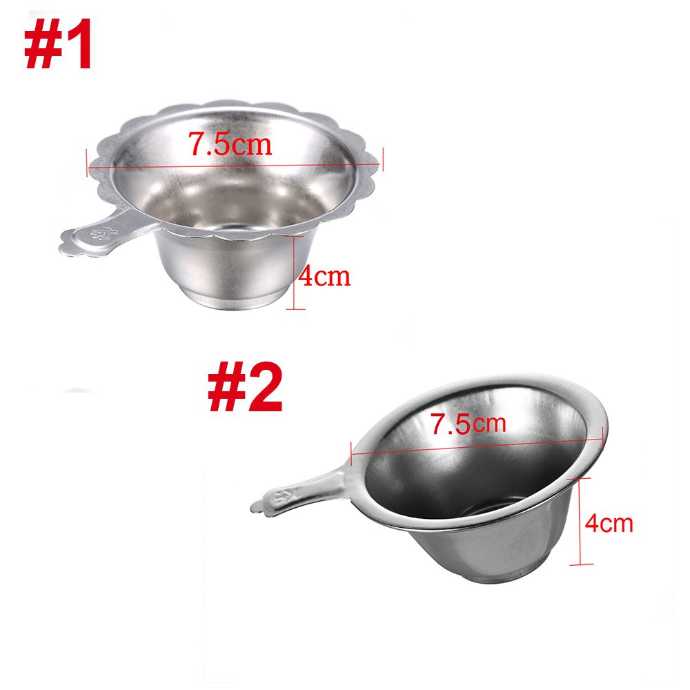 NALIANG Kungfu Funnel Stainless Steel Fine Mesh Leaf Filter Tea Strainer