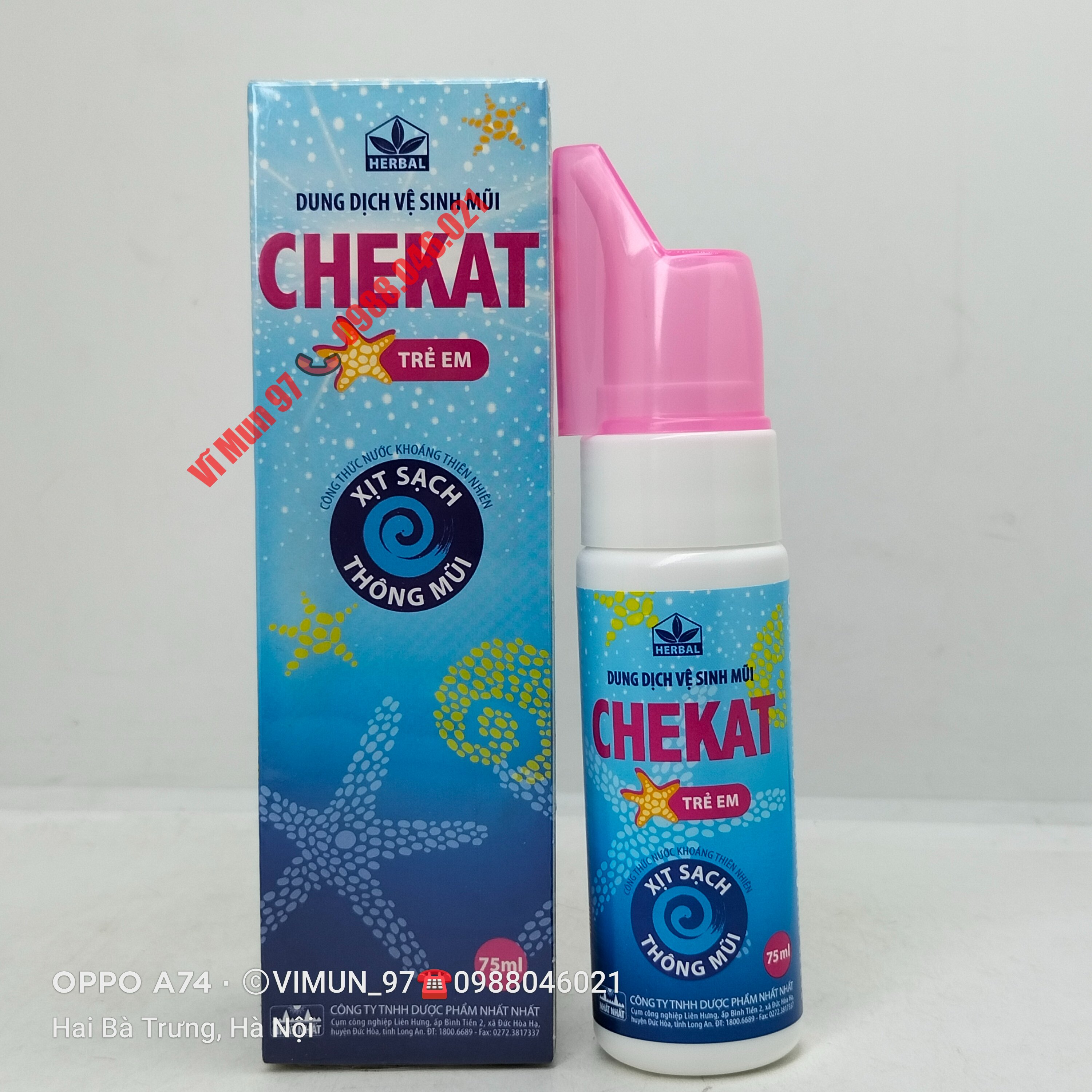 Dung dịch vệ sinh mũi DK SALT dạng phun sương