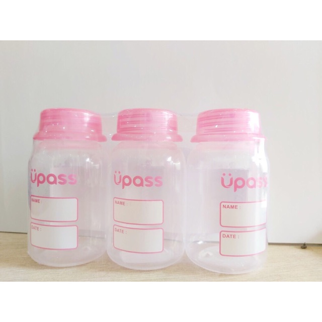 [HCM] BÌNH TRỮ SỮA 125ML (BỘ 3 BÌNH) FATZBABY UP0101W