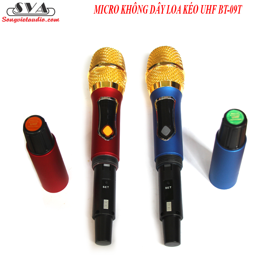 MICRO KHÔNG DÂY LOA KÉO UHF BT-09T