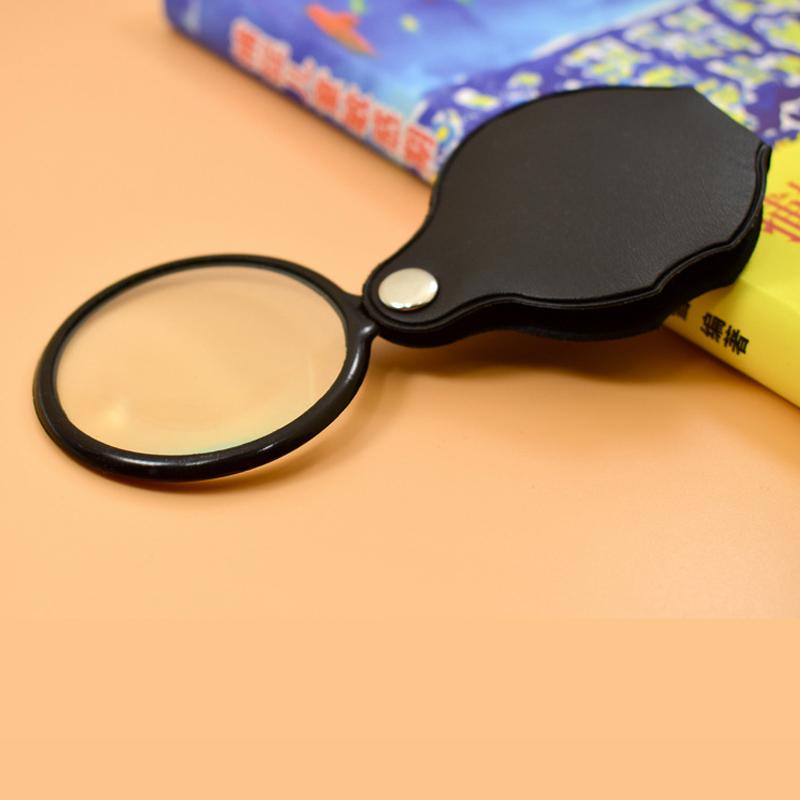 Asaint Folded Mini Magnifying Glass High Definition High Power 5 Times Old Man Reading Newspaper 10 Children Tuozhan 60mm Diameter Hand Held Students Magnifying Mirror Portable Can Carry On Carriable Newspaper Reading Lazada Singapore