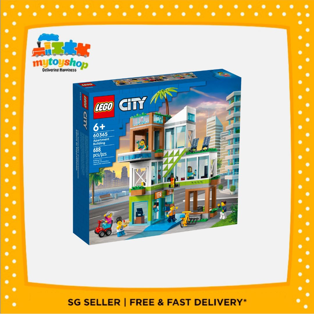 【R&B】xplicit LEGO 60365 City Apartment Building | Lazada Singapore