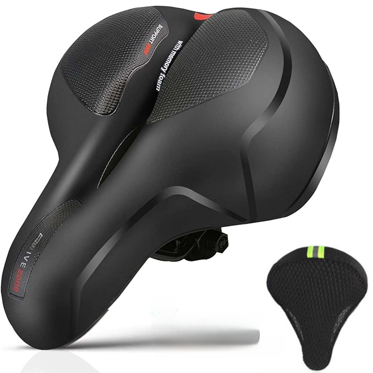Comfortable Bike Seat Outdoor Bicycle Saddle Replacement Wide