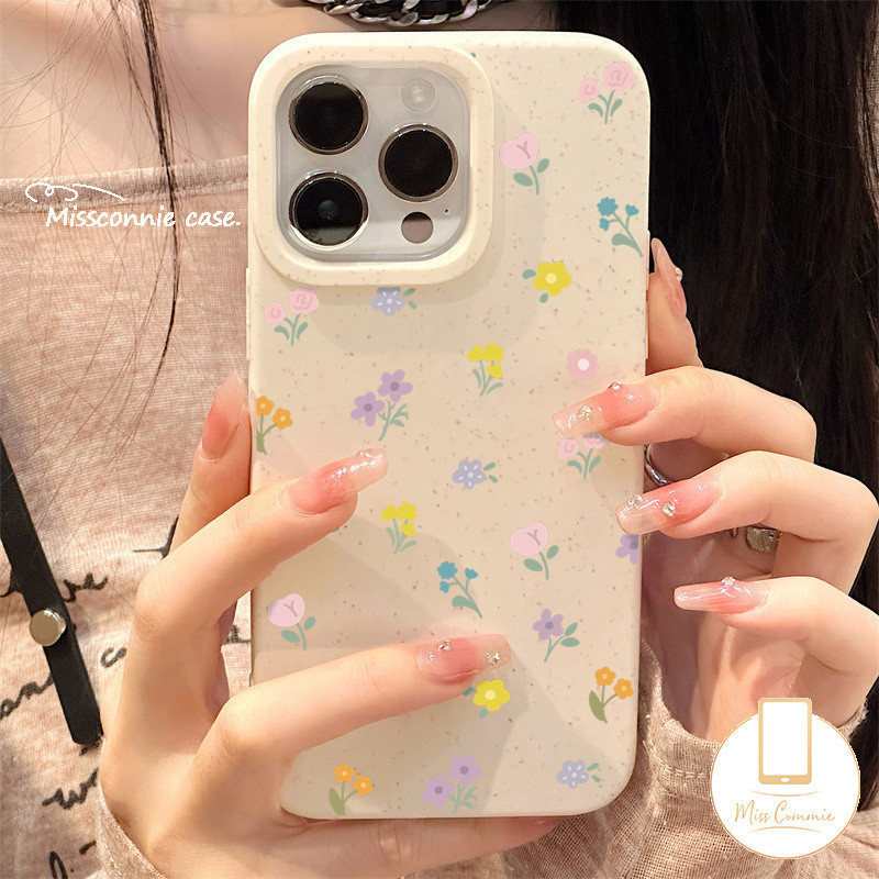 Cartoon Cute Pink Love Heart Flower Bracelet Shockproof Cover Compatible for IPhone 7plus XR X 11 14 15 12 13 Pro Max 7 15 6 6S 8 Plus XS MAX SE Degradable Eco-Friendly Case.