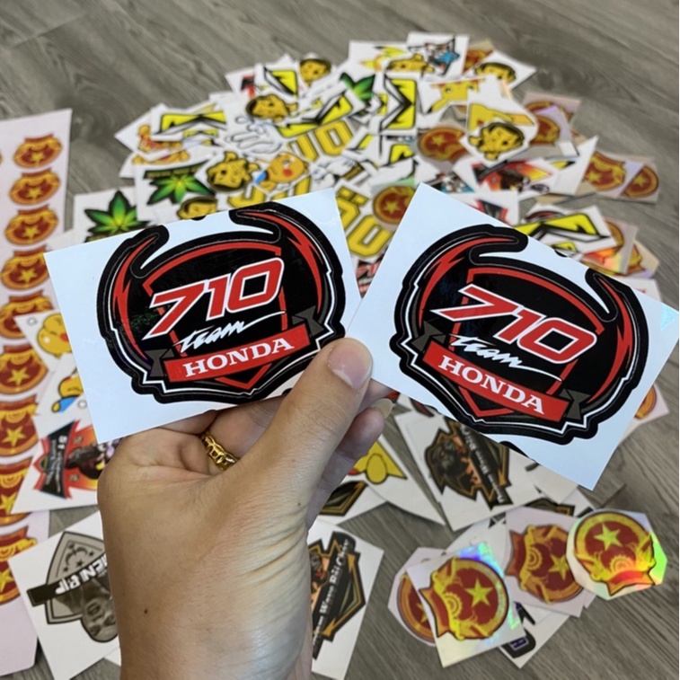 Tem Sticker 710 3Lớp cao cấp chống bong phai màu !
