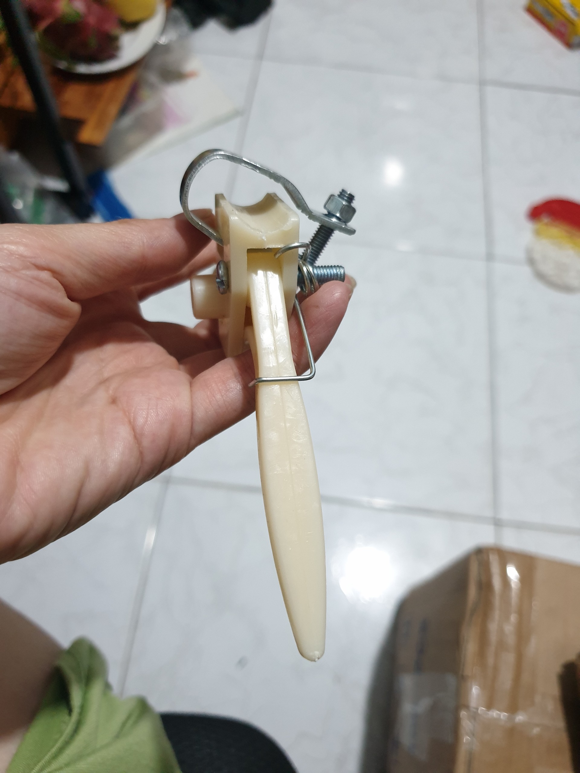 Lawn Mower Throttle. White - Short (2 Pcs)