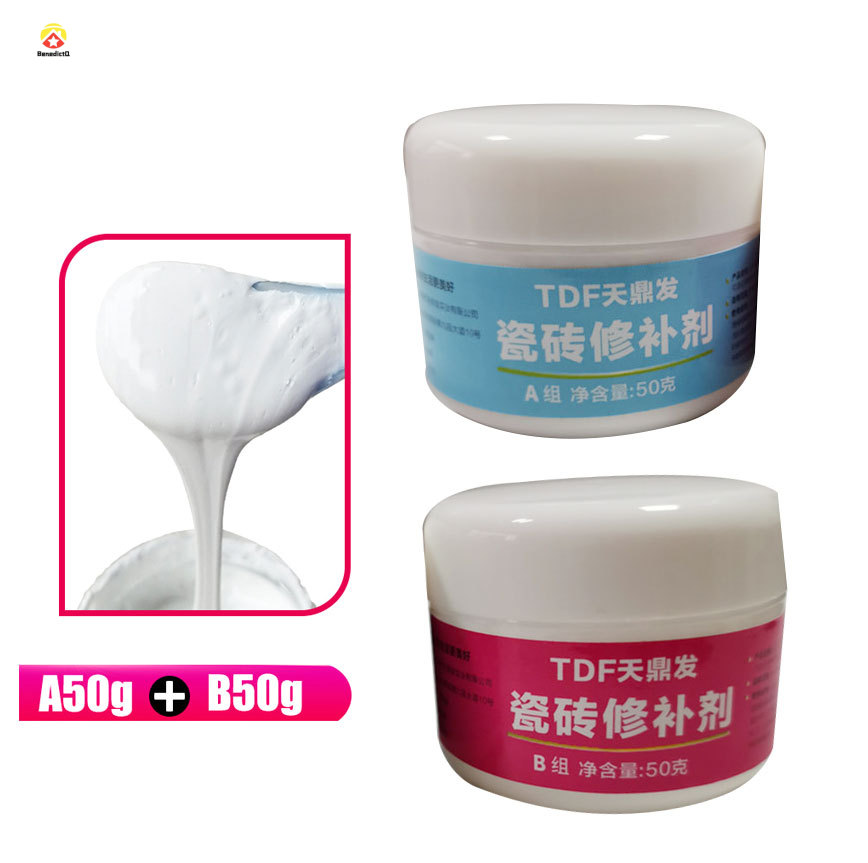 BenedictQ Magic Ceramic Tile Repair Agent Tub Tile Porcelain And Shower Fiberglass Repair