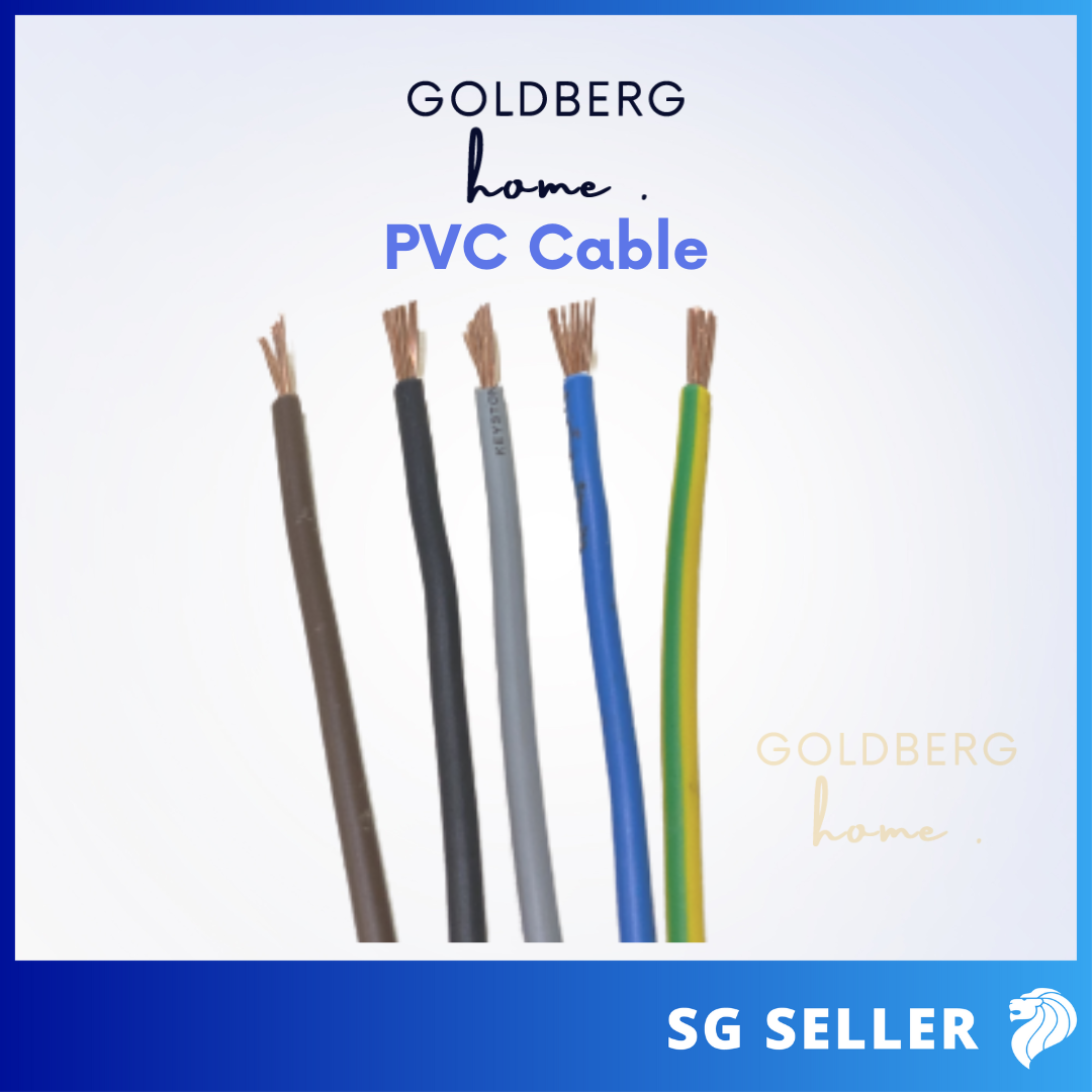 [Local seller] 2.5mm PVC Electrical Cable Wire 1/2/5/10 meters
