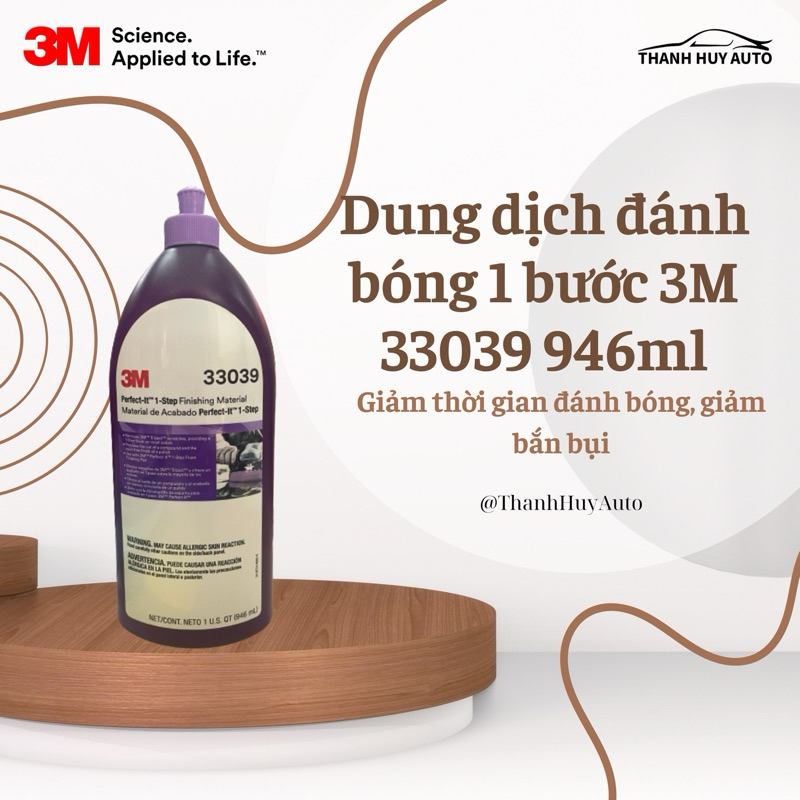 Dung dịch đánh bóng 1 bước 3m 33040 33039