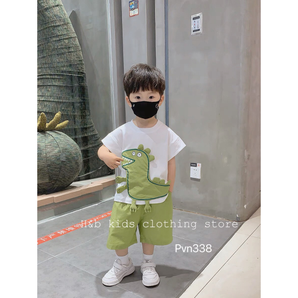 BỘ KHỦNG LONG XANH BÉ TRAI (KL)
