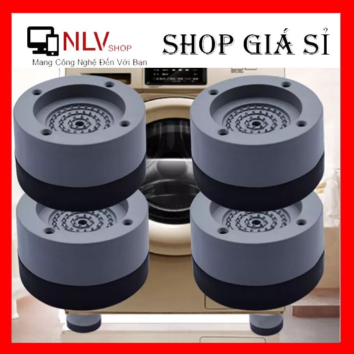 Bộ 4 đế chống rung máy giặt silicon cao cấp