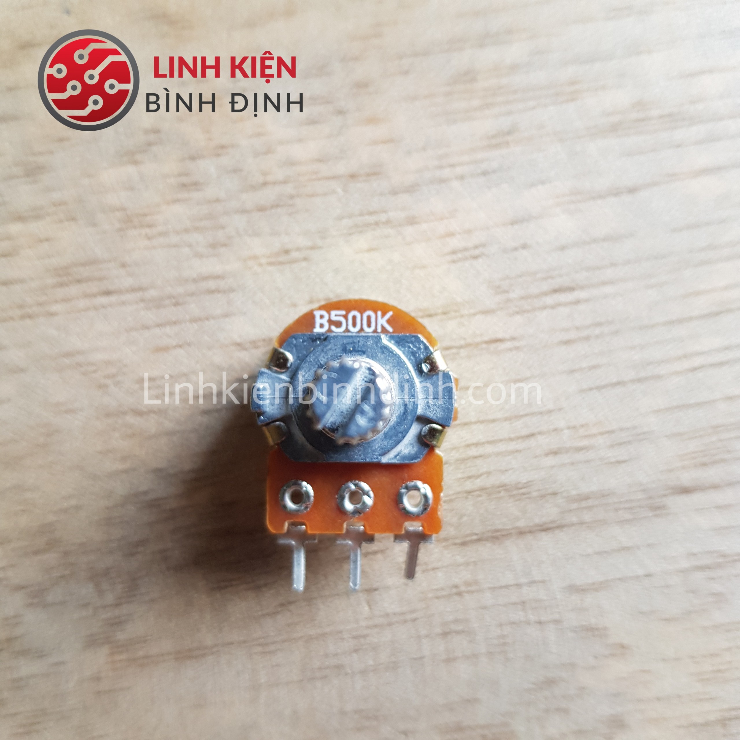 Bag of 10 Variable Resistors B500K, Volume 500K
