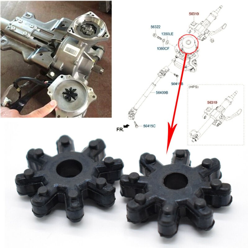 Steering Flexible Steering Column Coupler For Hyundai Kia OEM 563152K000FFF