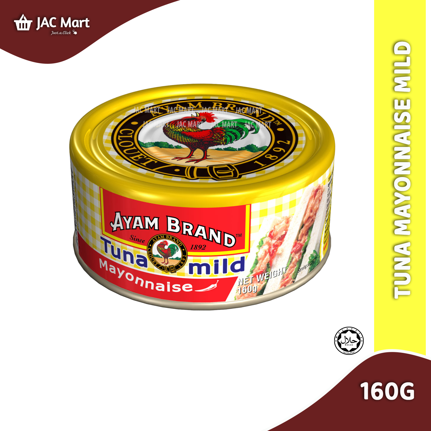 AYAM BRAND Tuna Mayonnaise Mild 160G Lazada