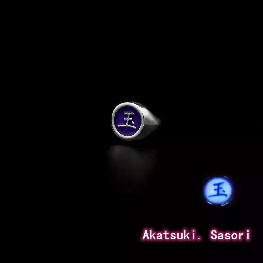 Anime Naruto Vòng, Nhẫn Ichiha Itachi Akatsuki Bộ Nhẫn Naruto Dạ Quang