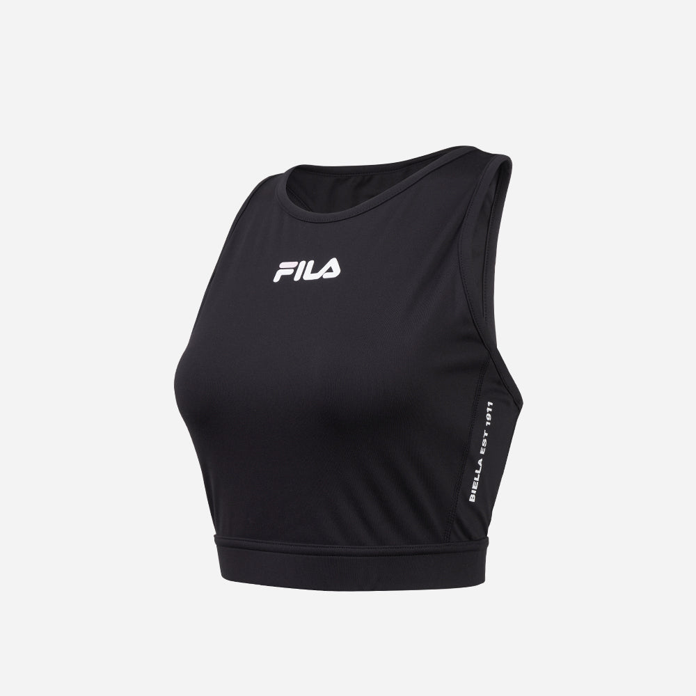 FILA Áo thun ba lỗ thời trang nữ FW2VTF1025F-BLK