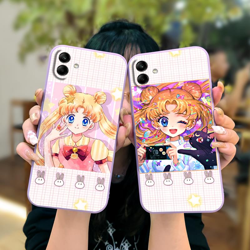 cute%20Skin%20feel%20silicone%20Phone%20Case%20For%20Samsung%20Galaxy%20A05/SM-A055F%20Fashion%20Design%20TPU%20Phone%20lens%20protection%20Solid%20color%20-%20Image%204