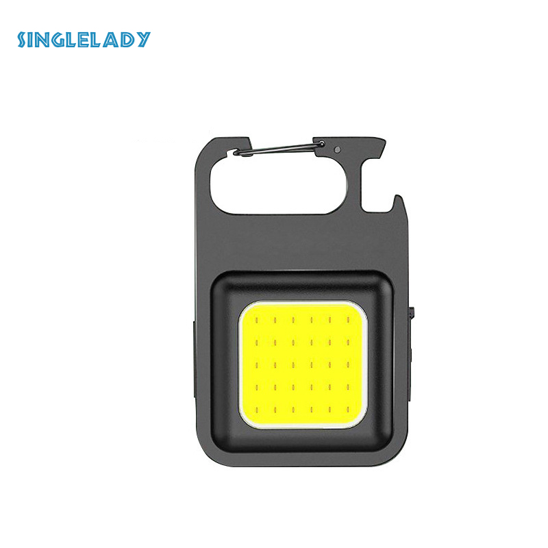 SINGLELADY [Miễn Phí Vận Chuyển]⚡Toàn bộ cửa hàng chỉ làm công cụ: Toàn bộ cửa hàng chỉ làm công cụĐèn móc khóa Cắm trại đa chức năng di động ánh sáng mạnh COB làm việc bảo trì đèn sạc