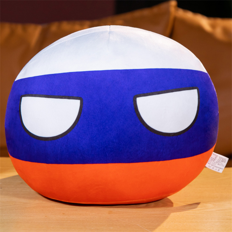 10cm Country Ball Toy Plush Pendant Polandball Plush Doll Countryball ...