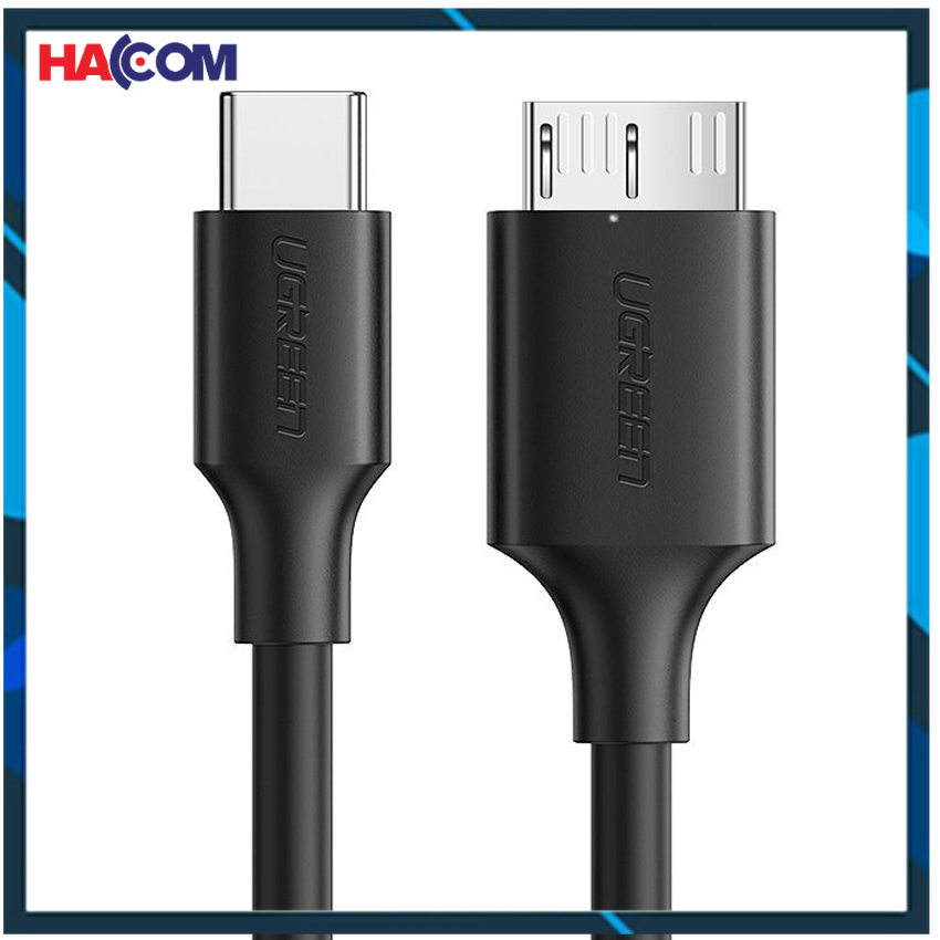 Cáp chuyển đổi usb type-c to micro usb 3.0 dài 1m chính hãng ugreen 20103