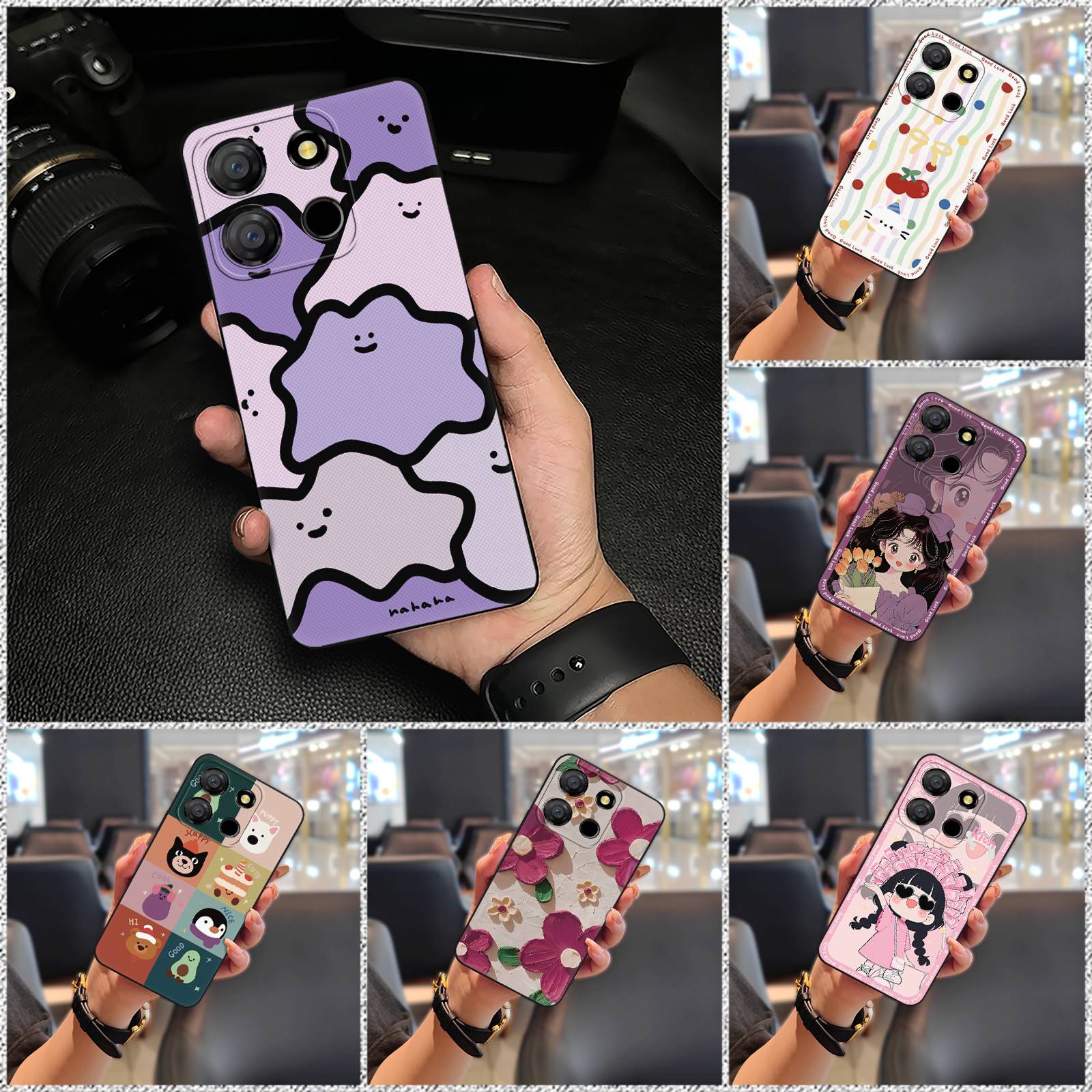 KDY-Phone Case For BLU View4, Durable Full Wrap Protective Cute Dirt Resistant Shockproof Silicone Anti Knock Cover Cartoon Back Tpu Fashion Design An