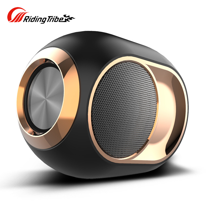 Riding Tribe X6 Portable Wireless Speaker Rich Bass Loud 57mm Horn Driver Speaker Stereo Pairing Audio Home Outdoor Speaker
