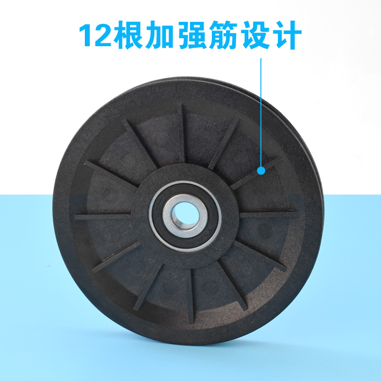 10*100*11mm 10cm Wire Rope Wheel Crossing Wheel Nylon Hanging Wheel ...
