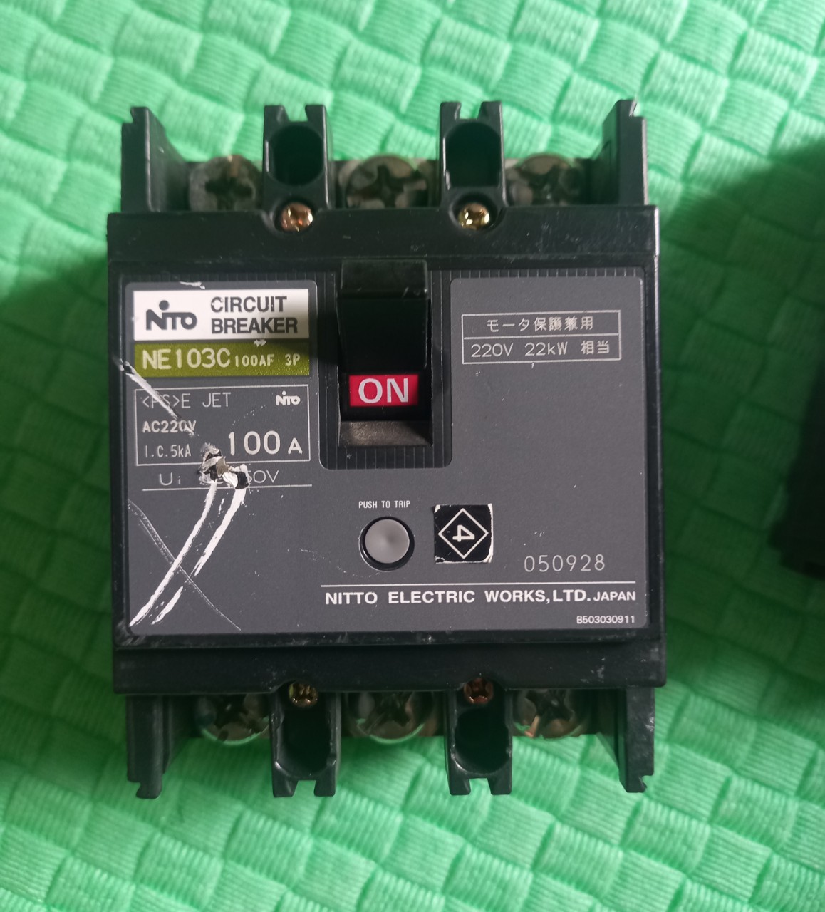 APTOMAT 3 PHA NHẬT BẢN 75A 100A