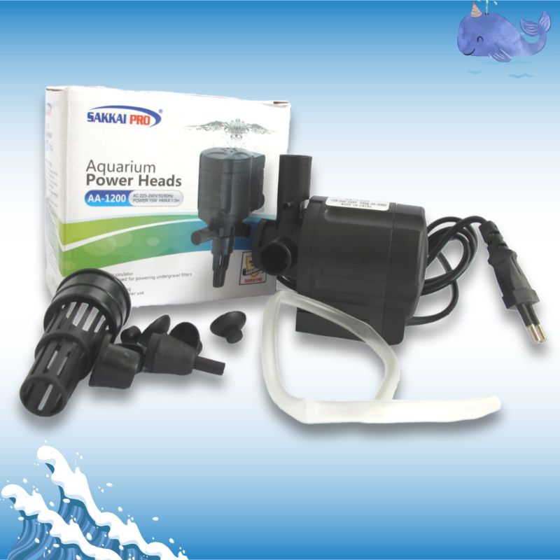 Pompa aquarium  kolam kecil SAKKAI AA 1200