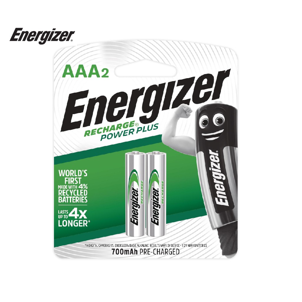 Pin Sạc AAA Energizer AAA 700mAh - Vỉ 2 Viên