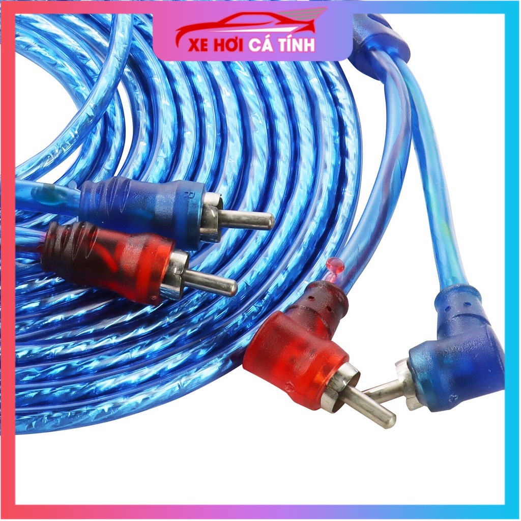 Dây cáp âm thanh tín hiệu loa rca dài 5 mét giá 1 cặp 2 dây audio hifi cao cấp