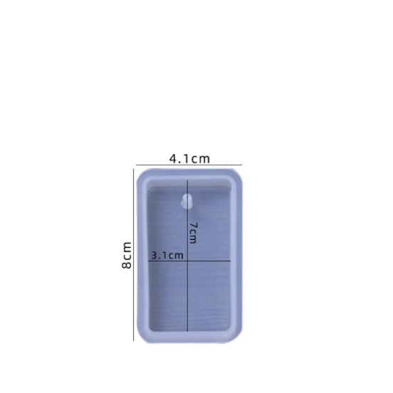 Khuôn Resin Hình Chữ Nhật Làm Móc Khóa - Trường Thịnh Sài Gòn