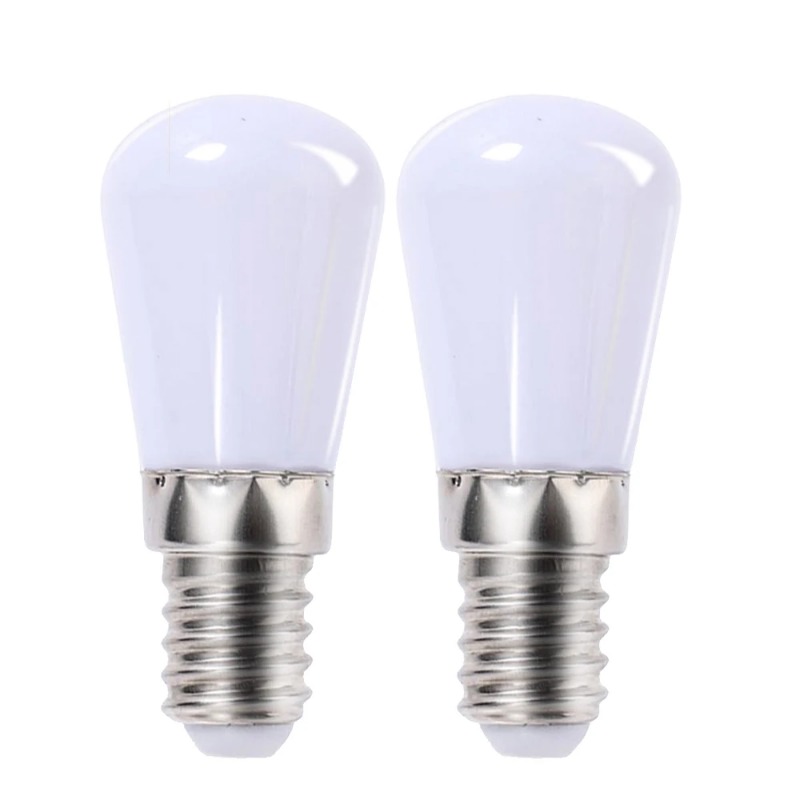 2Pcs LED Refrigerator E12 Light Bulbs 220V Kitchen Lamps for Refrigerator Display Cabinets