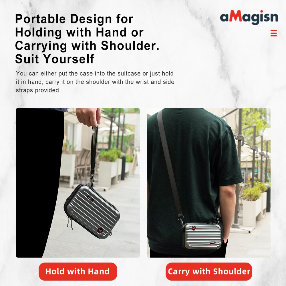Carrying Case For Insta360 GO 3 Camera Shock-Proof Portable Storage Handbag Shoulder Bag Hard Shell For Insta360 GO3 Accessories